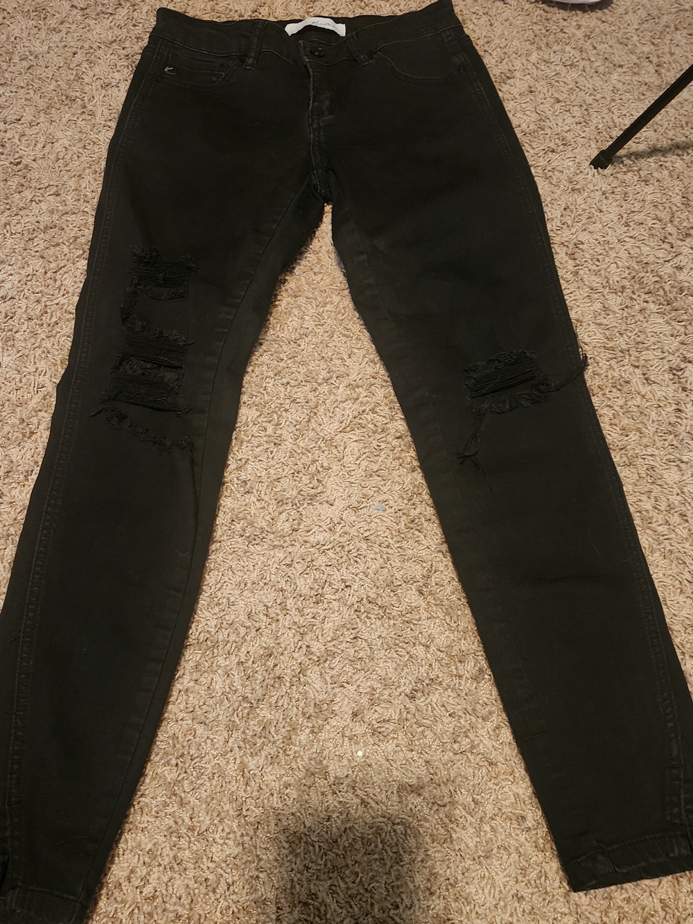 KanCan Black Distressed Skinny Jeans